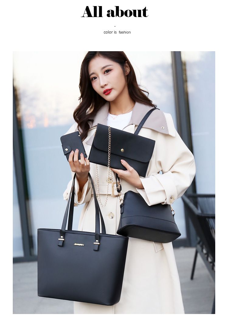 Set di borse per donna Borsa da donna alla moda Borsa grande Set multi-pezzo Borsa da trasporto Borsa per mamma Borsa a tracolla Borsa a tracolla singola Borsa per carte_voghion.com