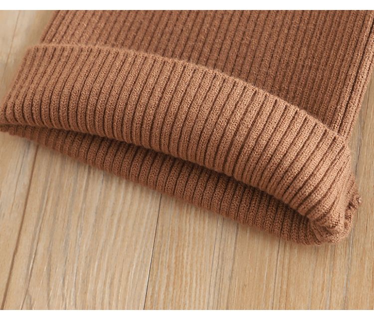 Strickcardigan- und Jogginghosen-Set für Mädchen – Pullover mit Teddybär- und Spitzenbesatz + Hose mit geradem Bein, 3–8 Jahre (100–140 cm), Zartes Khaki/Lavendel_voghion.com