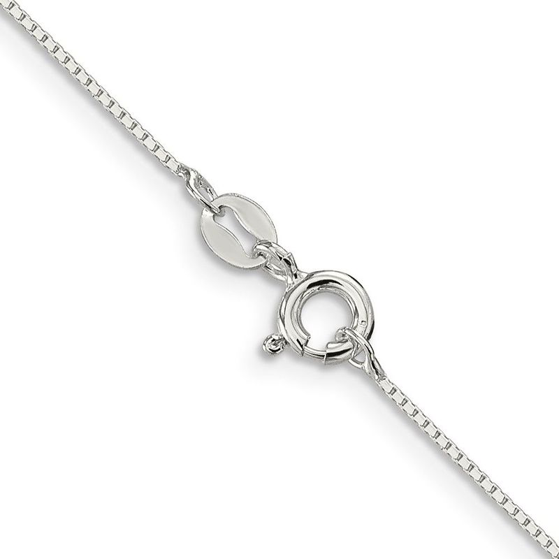 Sterling Silver .6mm Mirror Box Chain_voghion.com