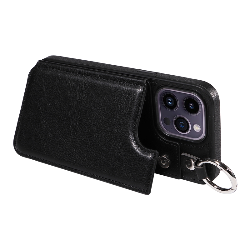 Portafoglio magnetico anti goccia anello di sollevamento custodia in pelle per iPhone 15 14 Max 13 Mini 12 Pro 11 SE 2020 X XS XR_voghion.com