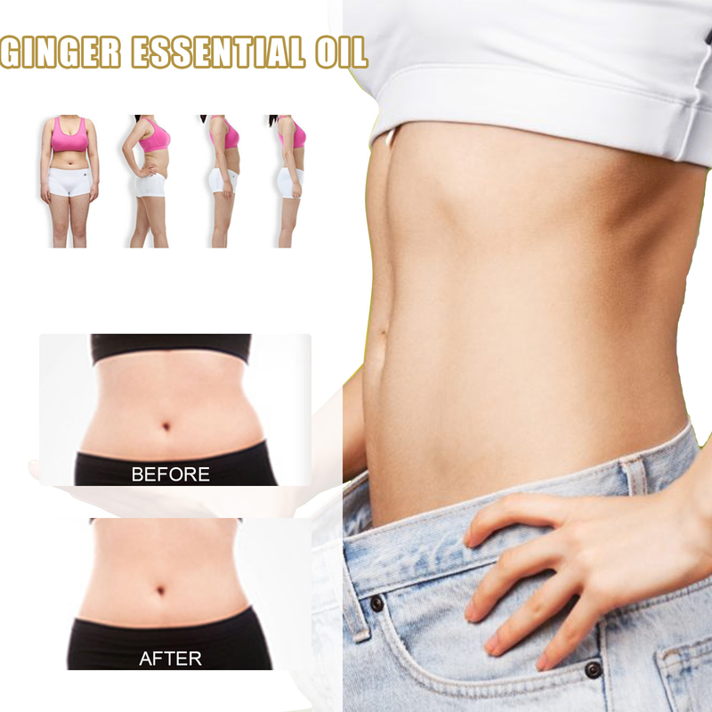 EELHOE Ginger Body Sculpting Massage Oil Firms and lifts buttocks, massages skin, tightens abdomen and tightens thigh muscles_voghion.com