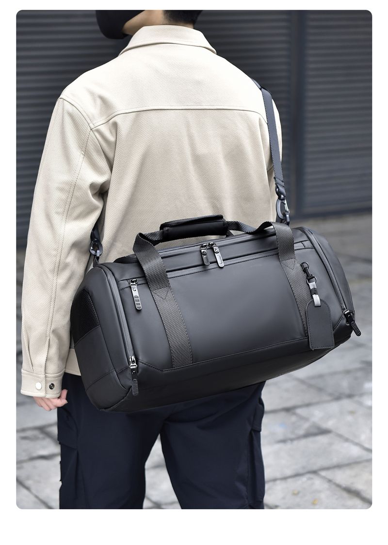 Elsenate Premium Sporttas voor Mannen & Vrouwen, Grote Reistas met Waterafstotende Oxfordstof voor zakelijk woon-werkverkeer_voghion.com