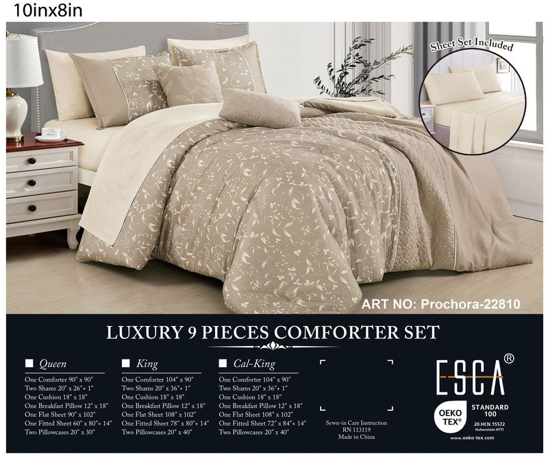 Prochora 9PC COMFORTER SET_voghion.com