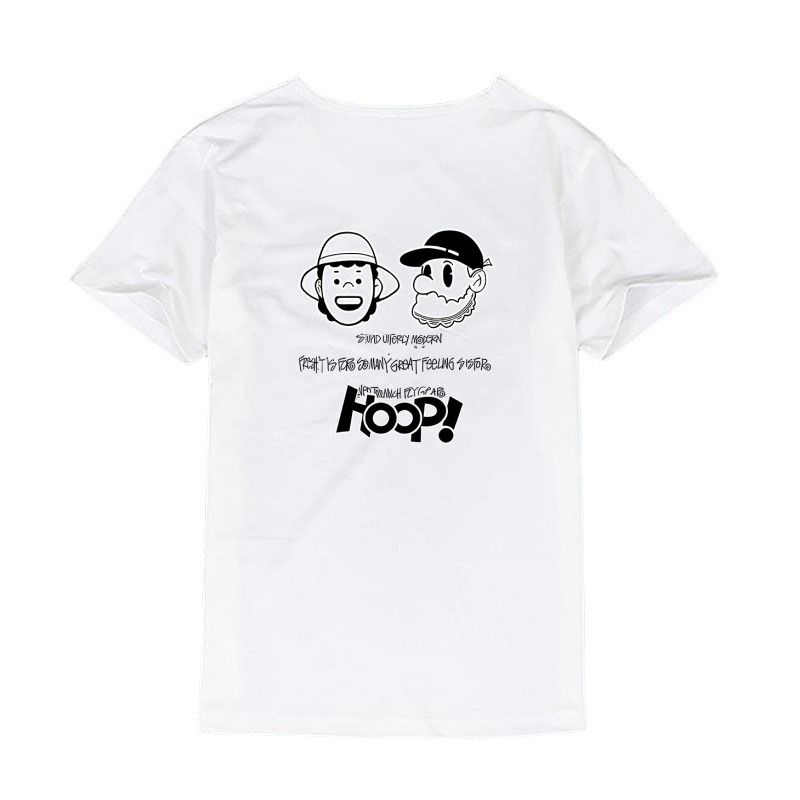 Maglietta estiva da uomo con stampa a testa piccola, a maniche corte, semplice e versatile, casual, aderente, a mezza manica_voghion.com