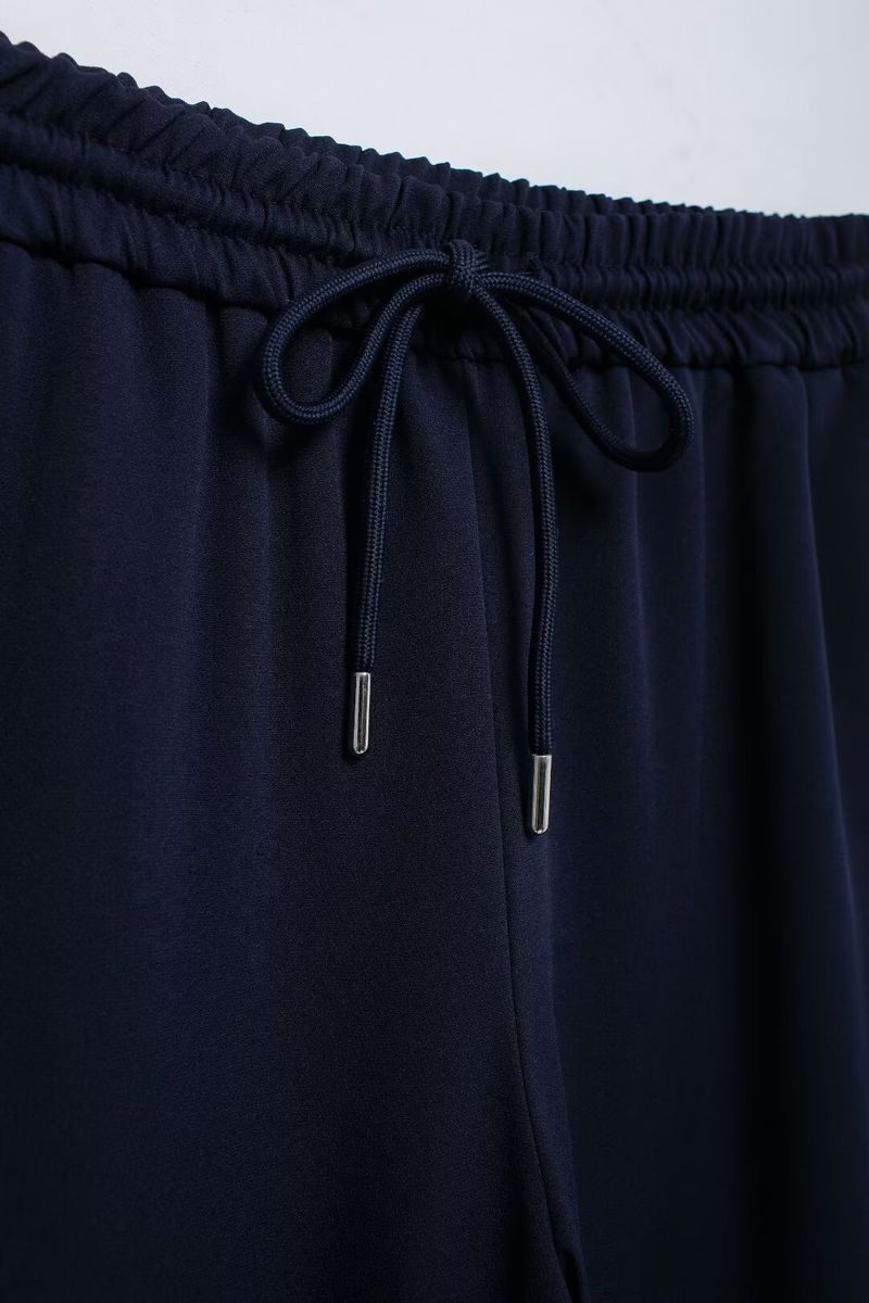 Damen 2024 Herbst/Winter Neues Set aus Jacke, Mantel und Hose mit seitlichen Streifen_voghion.com