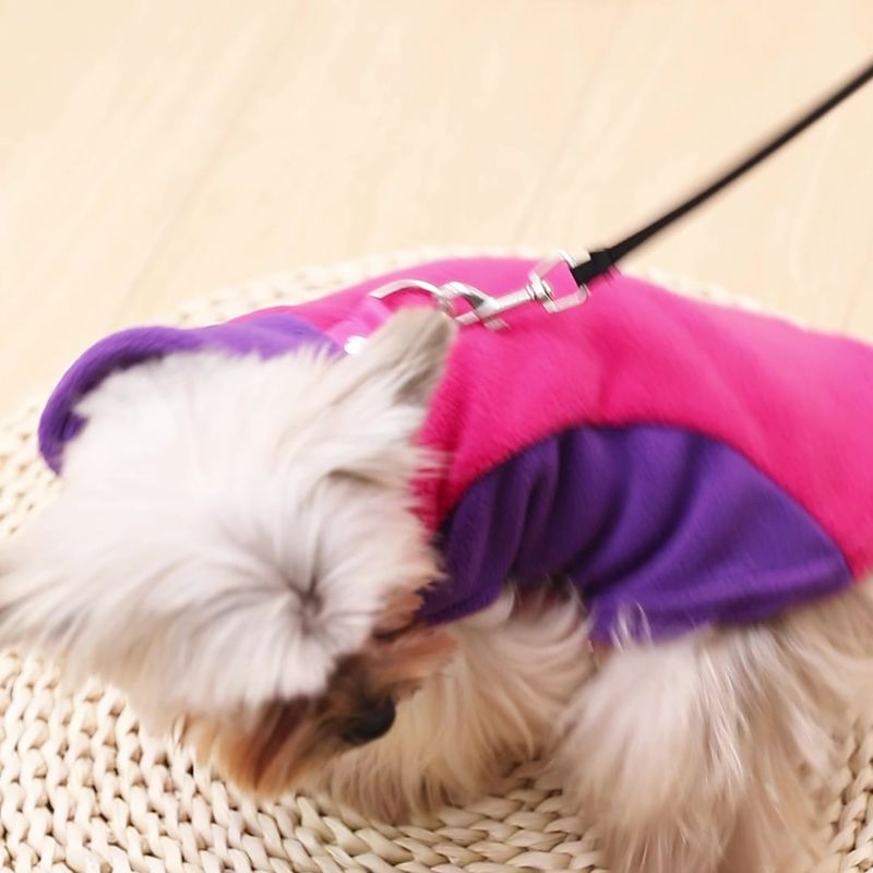 Holapet Fleece Jacket For Dogs Coffee By PawParty Store_voghion.com