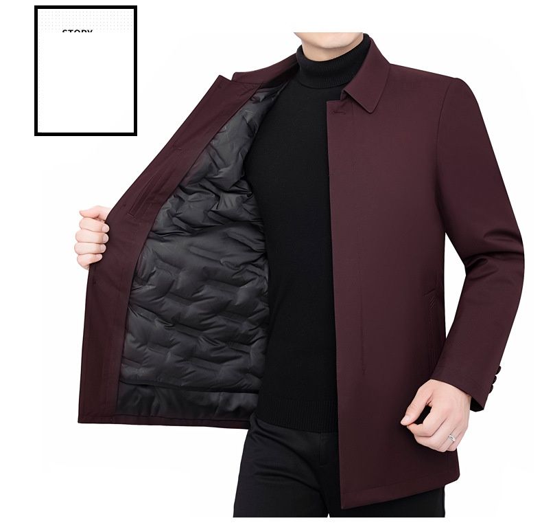 Lunar Apex 2023 Winter New Men's Short Lightweight Thickened Cold-Proof Coat For Young And Middle-Aged Men Casual Duck Down Jacket_voghion.com