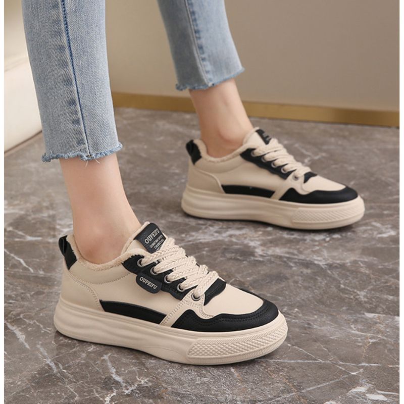 ins Korean Version Of Thick Soled Daddy Female Autumn New Student Running Sports Increase Casual Shoes_voghion.com