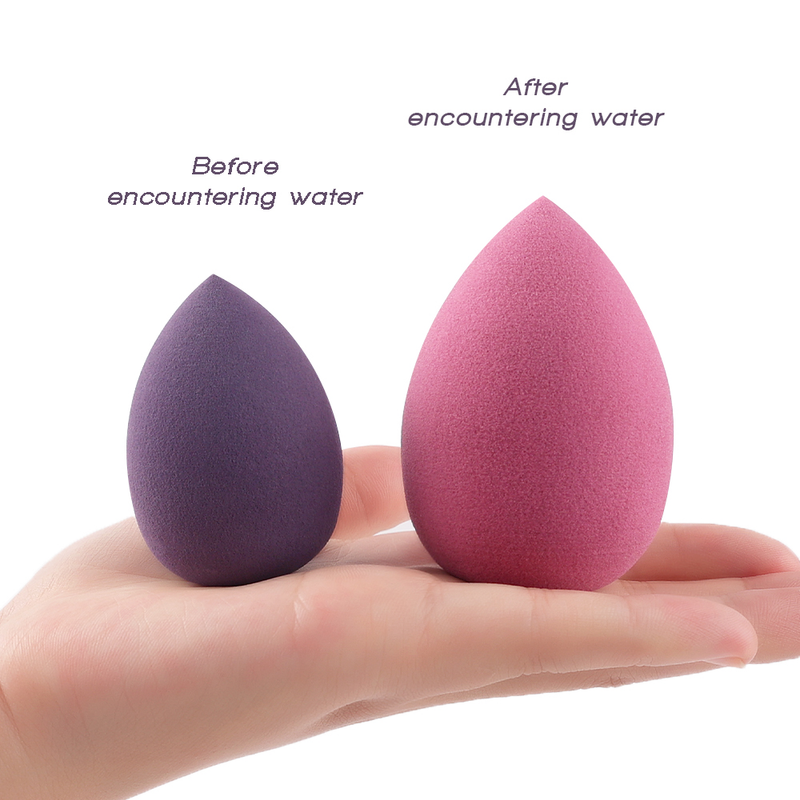 Set soffio cosmetico bellezza uovo uso bagnato e asciutto trucco spugna in polvere fondotinta liquido crema correttore donna_voghion.com