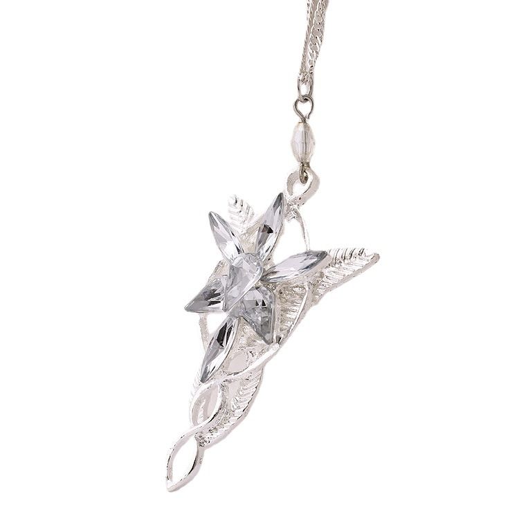 Gioielli Il Signore degli Anelli Elfo Principessa Accessori Collana Ciondolo Stella del Crepuscolo per Uomo e Donna_voghion.com