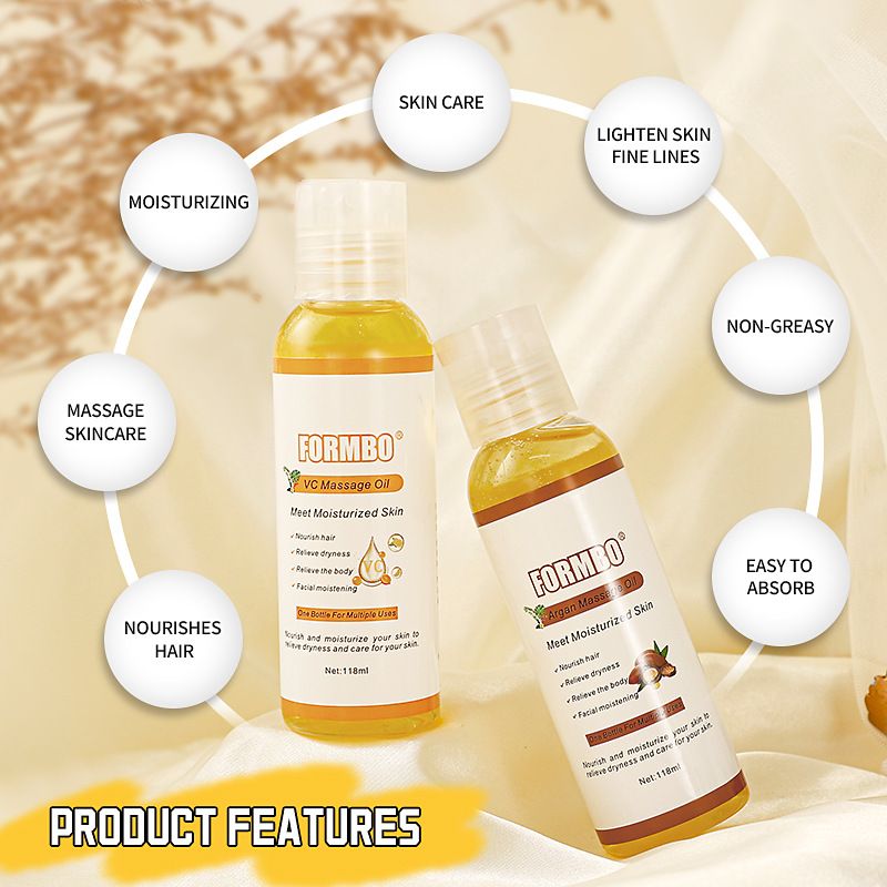 Huile essentielle de massage corporel FORMBO, un produit populaire, nourrit, raffermit et apaise la peau_voghion.com