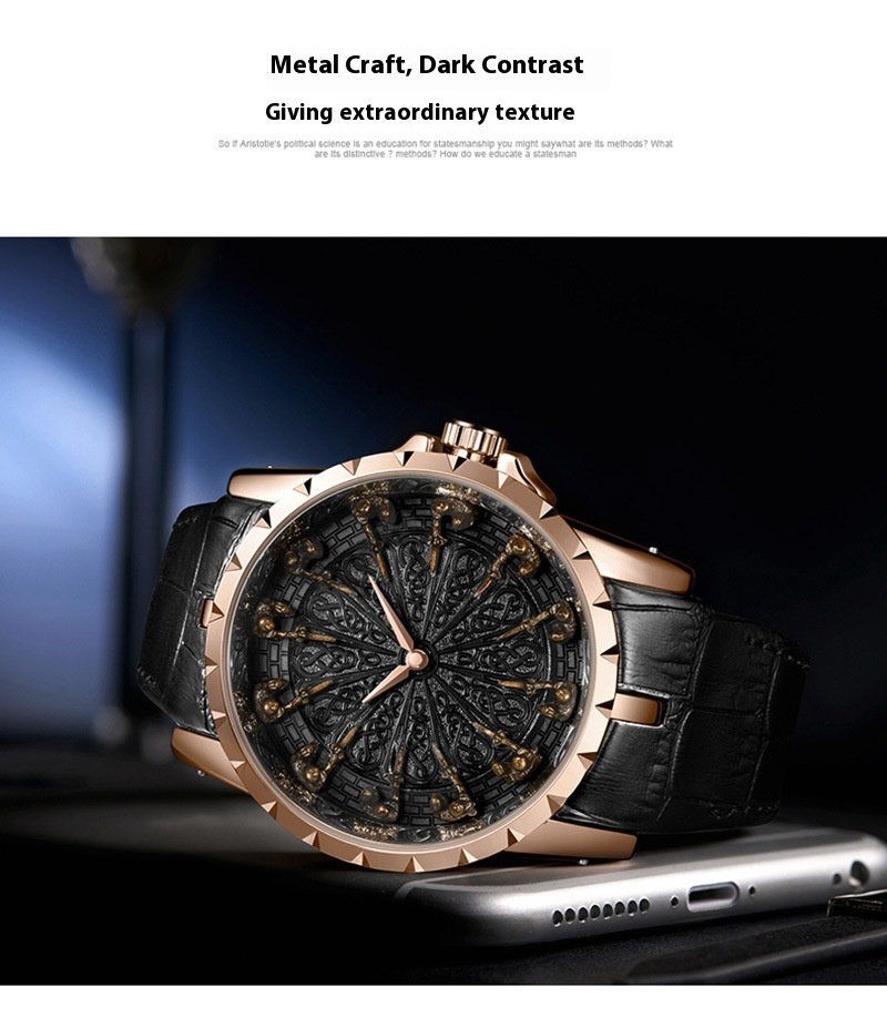 ONOLA Tiktok Classic Quartz Waterdicht Mode Beroemd Herenhorloge_voghion.com