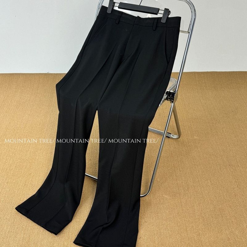 Premium Products Premium Products 4-color High-end Slim Fit Micro Cleanfit Men's Straight Tube Hanging Feeling Pants, American Suit Casual Pants_voghion.com
