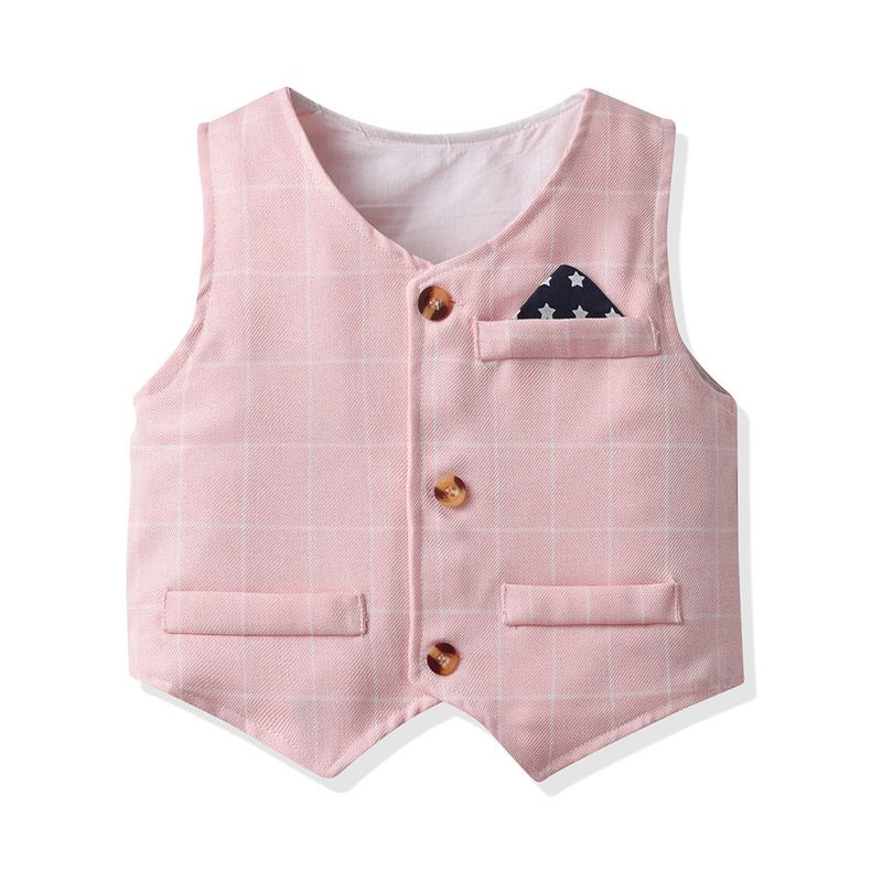 children's gentleman's dress vest long-sleeved cotton cardigan suit flower girl Christmas children's clothing_voghion.com