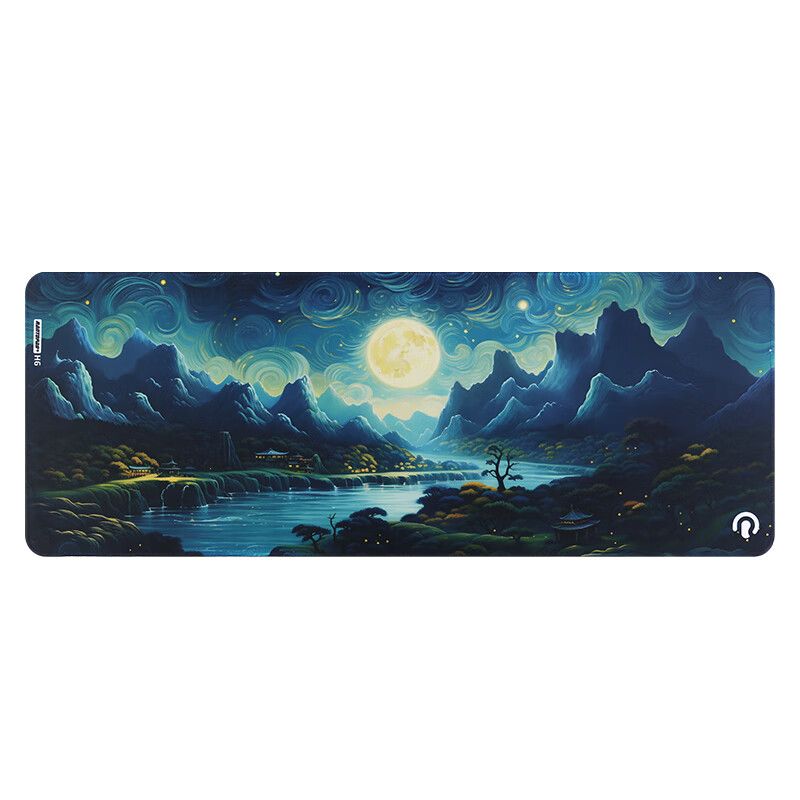 Unbeatable Quality Laser H Series Gaming Mouse Extra Large Thickened Lock Edge Computer Office Keyboard Pad Original Illustration Desk Mat_voghion.com