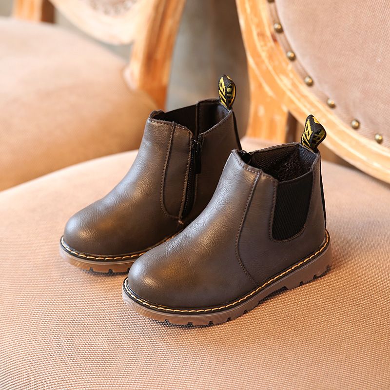 Antiderrapante resistente ao desgaste fundo macio crianças meninos meninas sapatos bonitos moda crianças botas quentes_voghion.com