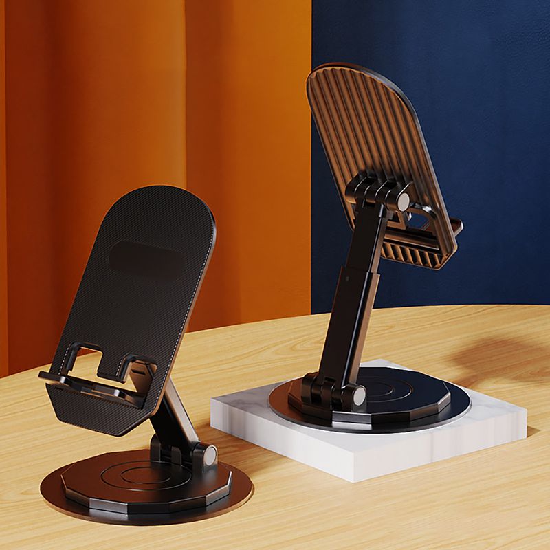 Handyhalter, faltbar, drehbar, stabil, rutschfest, mehrere Winkeleinstellungen, Ladeöffnung, zweiachsiger Telefonständer, kompakte Telefonhalterung_voghion.com