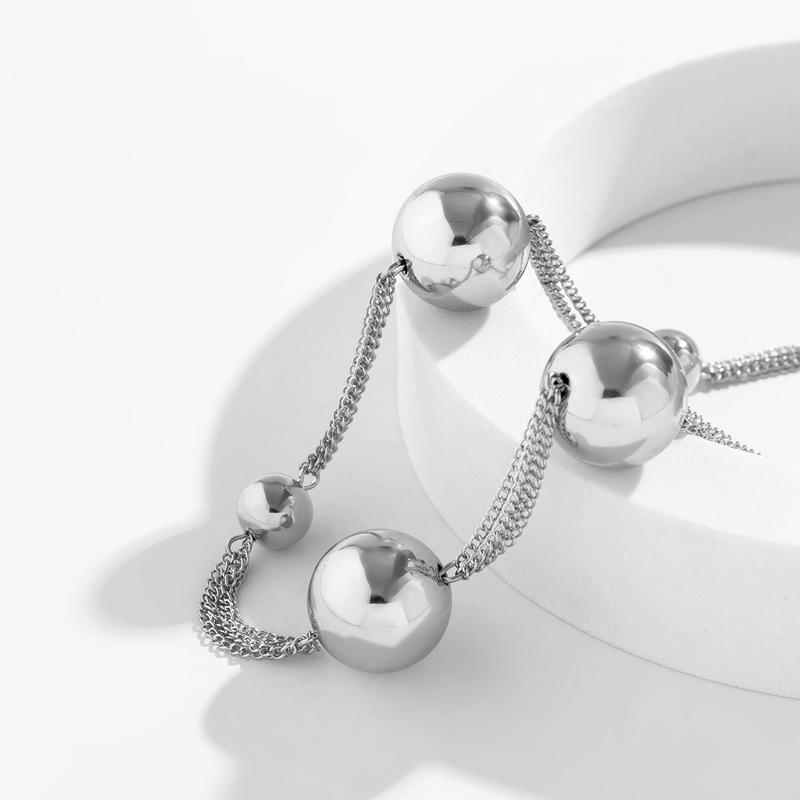 Pearl Choker Necklace Chunky Beaded Statement Collar Women's Short Punk Style Necklace Adjustable Clasp Closure_voghion.com