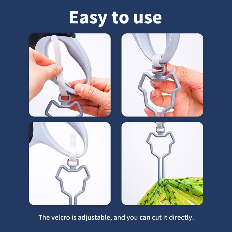 Hands-Free Dog Poop Bag Holder For Leash - Convenient Waste Bag Carrier For Walking And Running With Your Pet_voghion.com