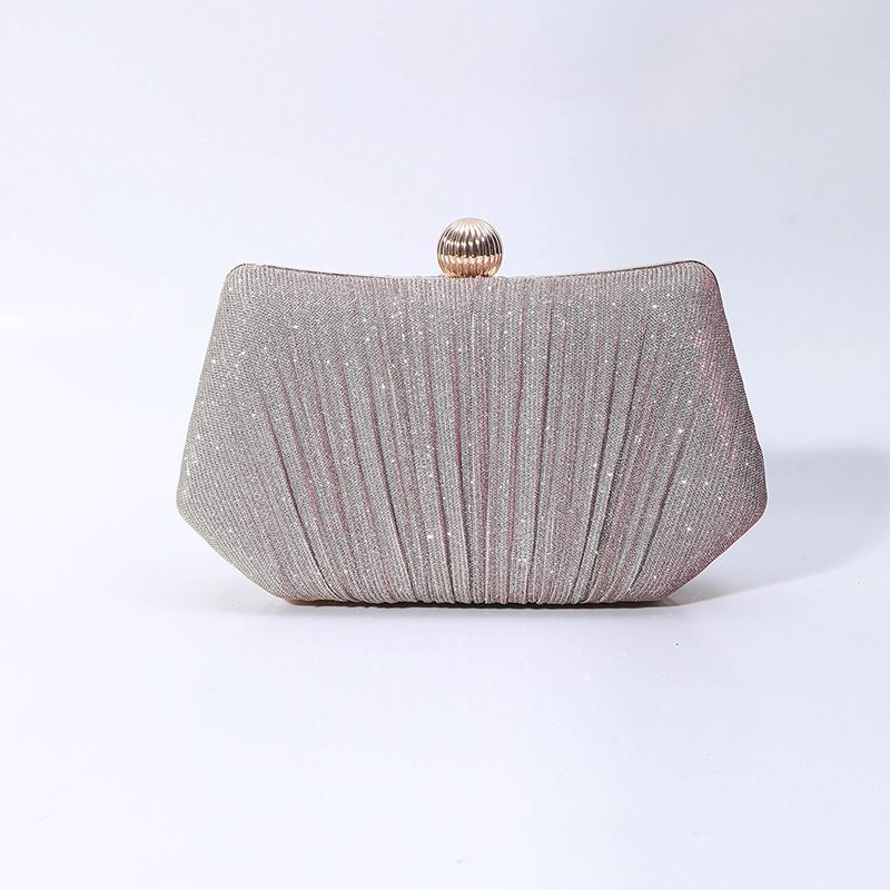 Borsa da sera autunnale e invernale, borsa a tracolla, borsa a mano plissettata, portafoglio, temperamento, borsa quadrata da damigella d'onore_voghion.com