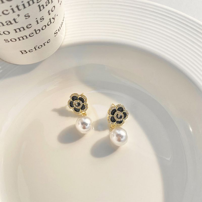 Dametilbehør Temperament Smykkesett Diamant dobbelt halskjedesett_voghion.com
