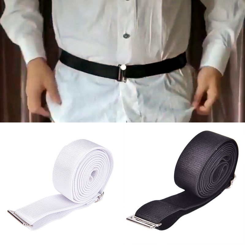 HOT Homens Mulheres Fique Melhor Antiderrapante Antirrugas Alças de Camisa Ajustável Travamento Cinto Suporte Perto Camisa-Fique_voghion.com