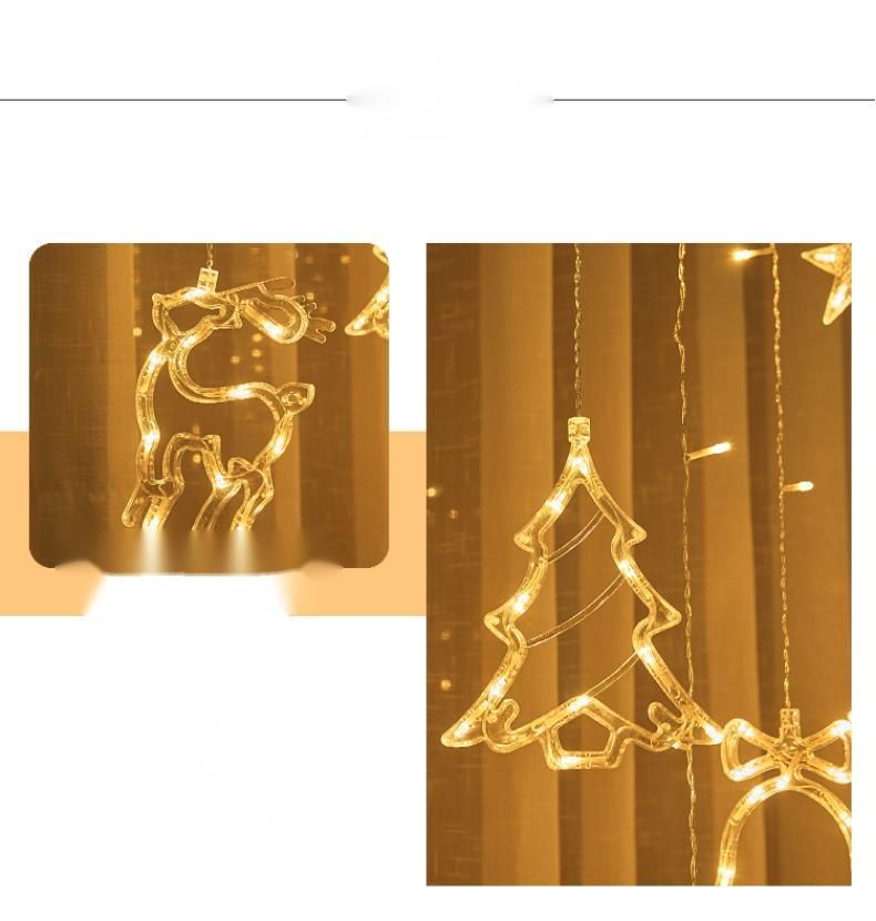 LED Small Colorful Flashing String Starry Sky Curtain Decoration Outdoor Solar Star Lights_voghion.com