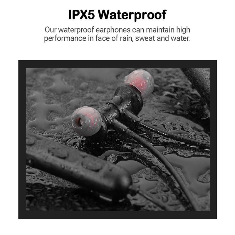 Cuffie wireless con archetto da collo, auricolari Bluetooth con microfono, cuffie sportive e da palestra_voghion.com