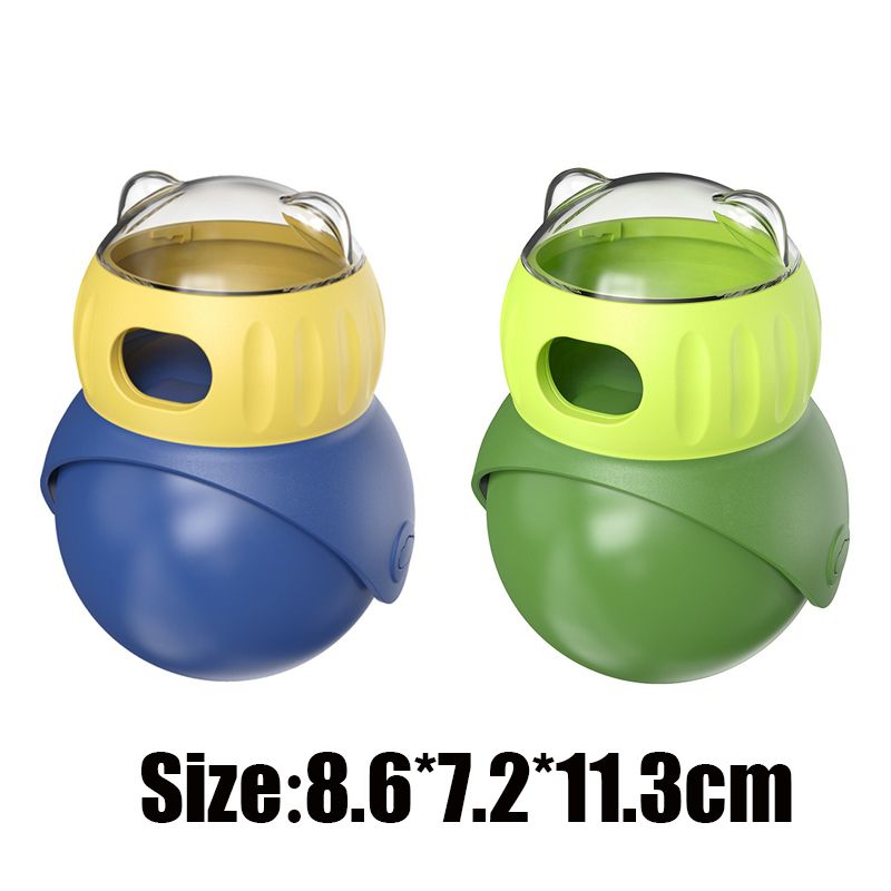 Interactive Toy For Cats, Cup With Perforated Food Ball, Owl, Cup, Shaking Toy, Slow Feeding, Protects Stomach, Pet By PawParty Store_voghion.com