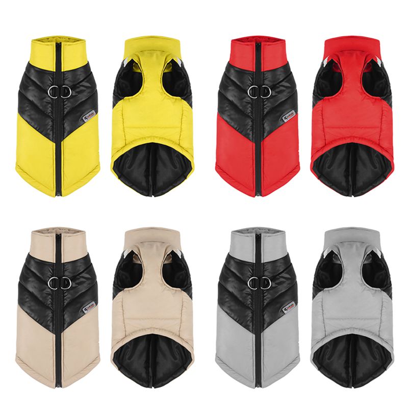 Abbigliamento impermeabile per cani di piccola e grande taglia, giacca riflettente, cappotto caldo per cuccioli, bulldog francese, barboncino, labrador di PawParty Store_voghion.com
