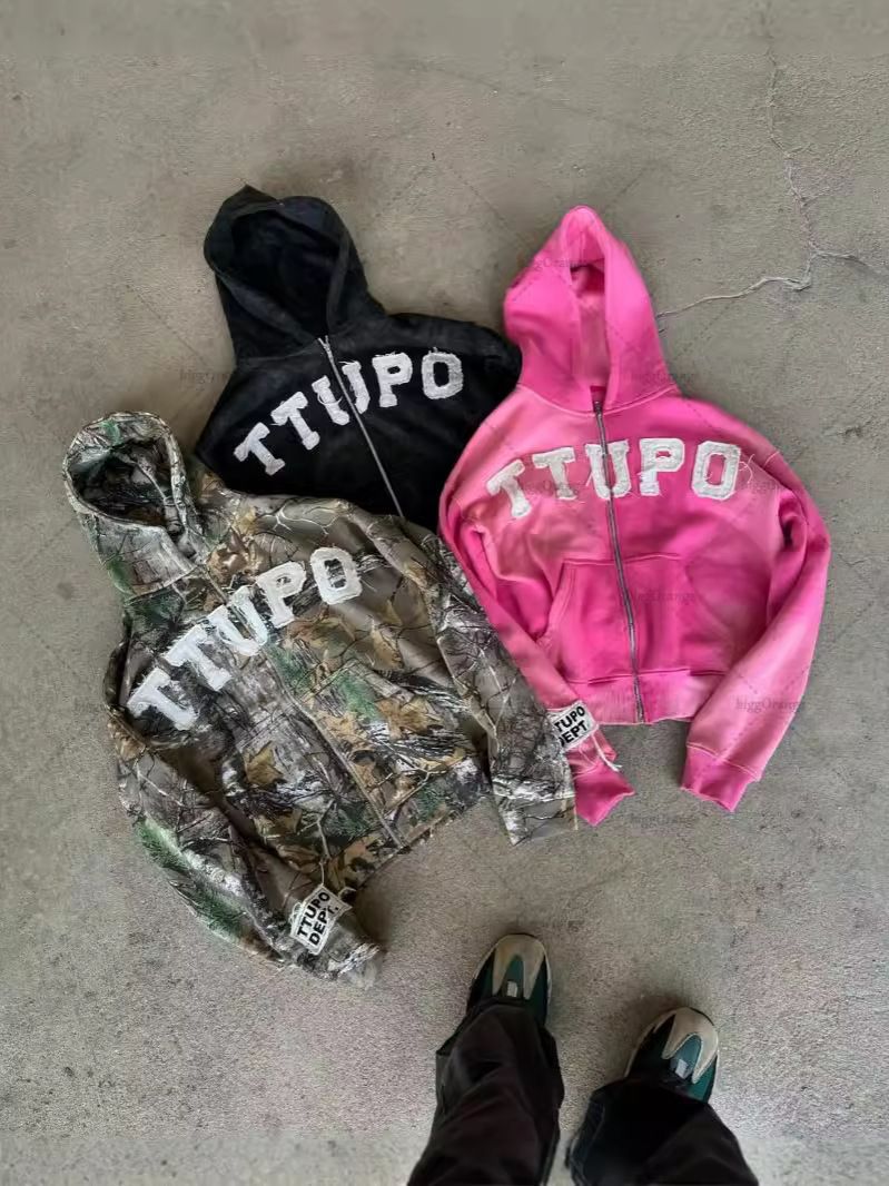 Herren-Kapuzenpullover mit 3D-Druck und Reißverschluss – Streetwear-Jacke mit auffälligen Grafiken, übergroße Passform (Schwarz, S-XL)_voghion.com