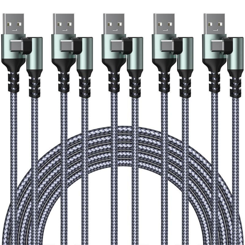 USB-TYPE-C Elbow Data Cable Suitable For Apple, Huawei, Laptops_voghion.com