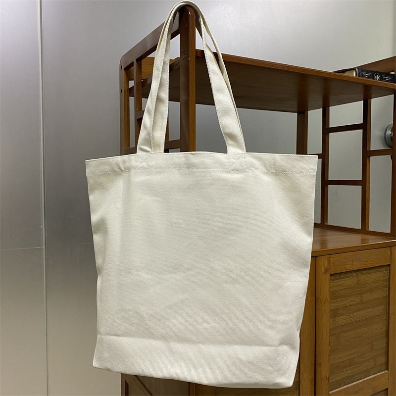 Japanese And Korean Cross-Border Trade Single Color Fox Head Shoulder Handbag Unisex Casual Tote Canvas Bag_voghion.com