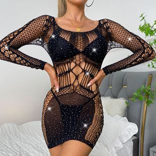 Bikini maudymosi kostiumėlis su karštu padalintu padalijimu ir seksualia dirželiu, trijų taškų europietiškas ir amerikietiškas maudymosi kostiumėlis_voghion.com