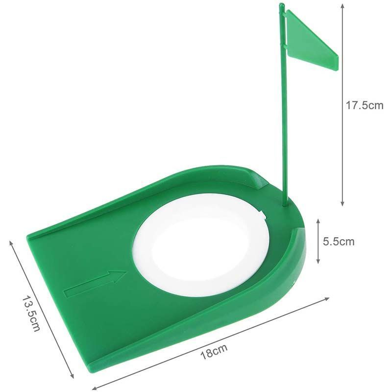 Putter da golf per interni ed esterni Praconer Green Plate con bandiera_voghion.com