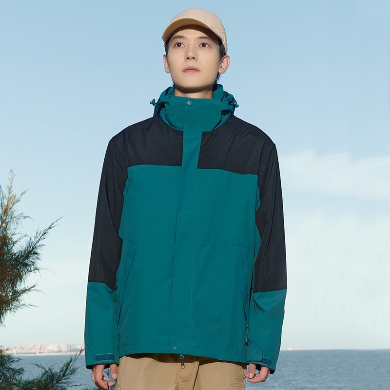 New Three-in-One Jacket For Men Women, Windproof Waterproof, Casual Two-Piece Set, Detachable Outdoor Skiing And_voghion.com