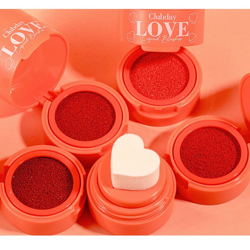 Blush contour des joues Clubday, best-seller - Blush nude 3D naturel pour des joues sculptées instantanément_voghion.com