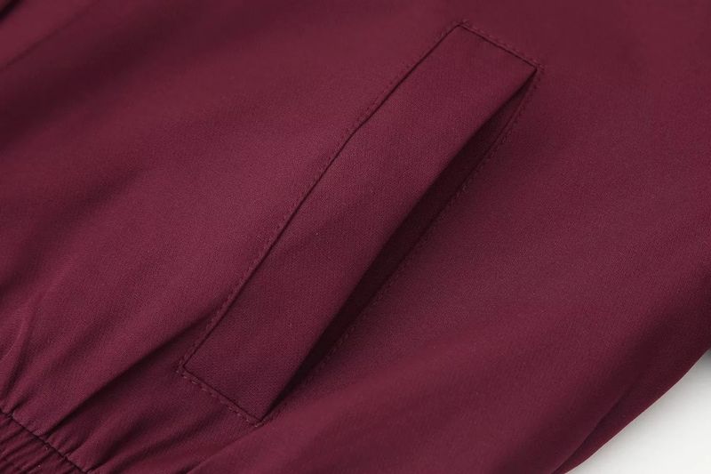 Kadın Giyim Sıcak Satış Moda Takım Elbise Pilot Ceket Palto Pileli Yüksek Bel Pantolon_voghion.com