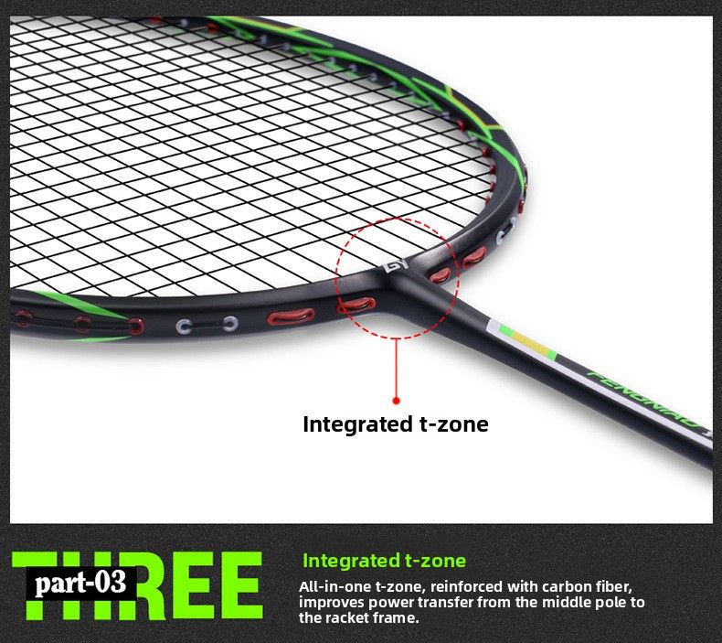 Guangyu Hummingbird 6U Ultra-light Carbon Fiber Home Adult Badminton Lightweight Entertainment Training Racket_voghion.com