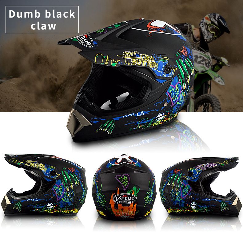 Casco eléctrico de cross country para playa, para descenso de montaña, casco integral para niños y adolescentes, casco de kart_voghion.com