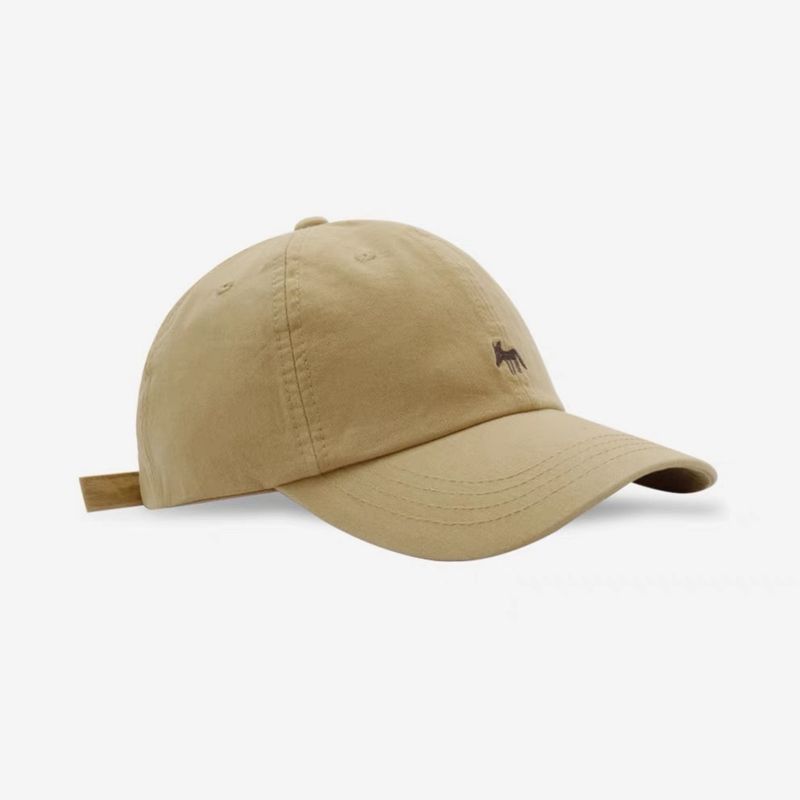 Cute Versatile Little Fox Embroidered Baseball Unisex Spring Summer Korean Street Fashion Duckbill Cap Face Slimming_voghion.com