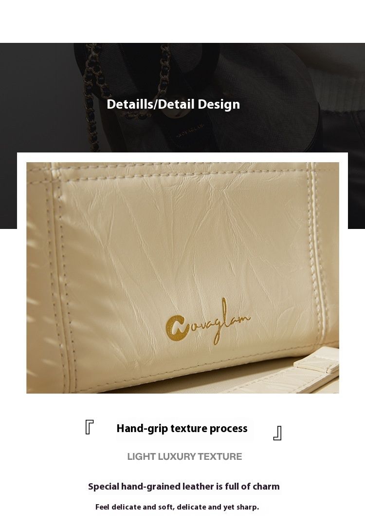 2024 Nuova borsa da donna NOVAGLAM con cuciture, piccola borsa quadrata, tracolla diagonale, borsa a catena, borsa da pendolare con senso avanzato_voghion.com