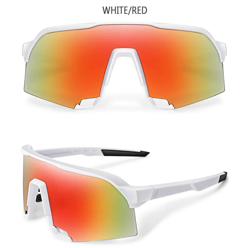 Nei Ukomm Mark Vëlosbrille UV400 Schutz 5 Faarwen Grouss Frame Laf Fëscherei Sportbrille fir Männer a Fraen_voghion.com