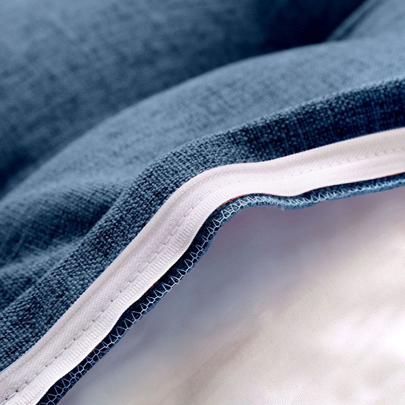 SOGA 2X 120cm Blue Triangular Wedge Bed Pillow Headboard_voghion.com
