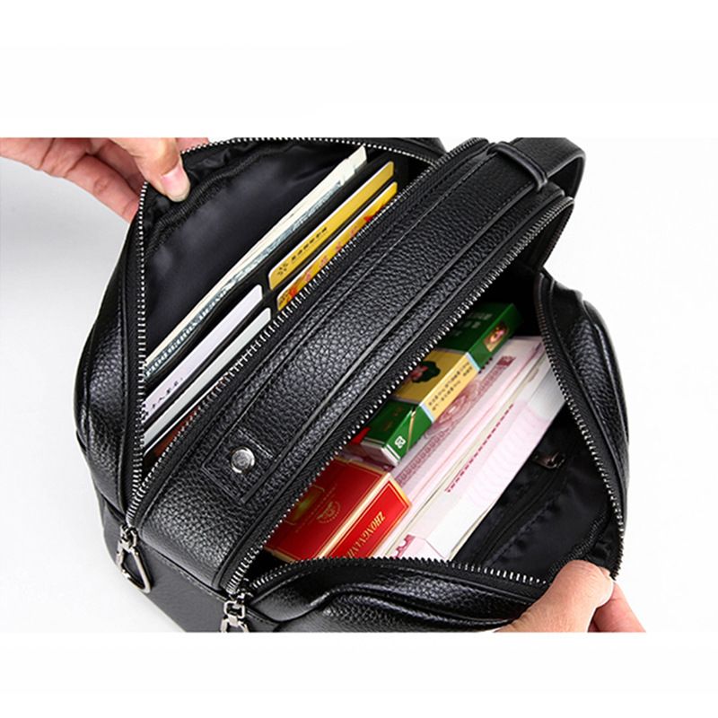 Borsa da uomo alla moda, in morbida pelle, casual, business, multitasche, grande capacità_voghion.com