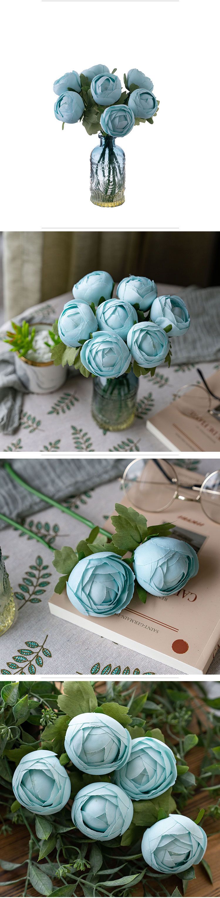 Home & Garden INS Style Serenade Lu Lian Artificial Flower Artificial Flower Green Plant Wholesale Wedding Decoration_voghion.com