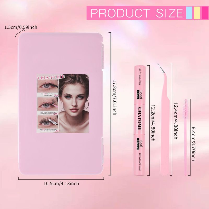 530 - Set di ciglia finte segmentate a grappolo, naturali e spesse, arricciate, morbide e tridimensionali, per uso quotidiano_voghion.com