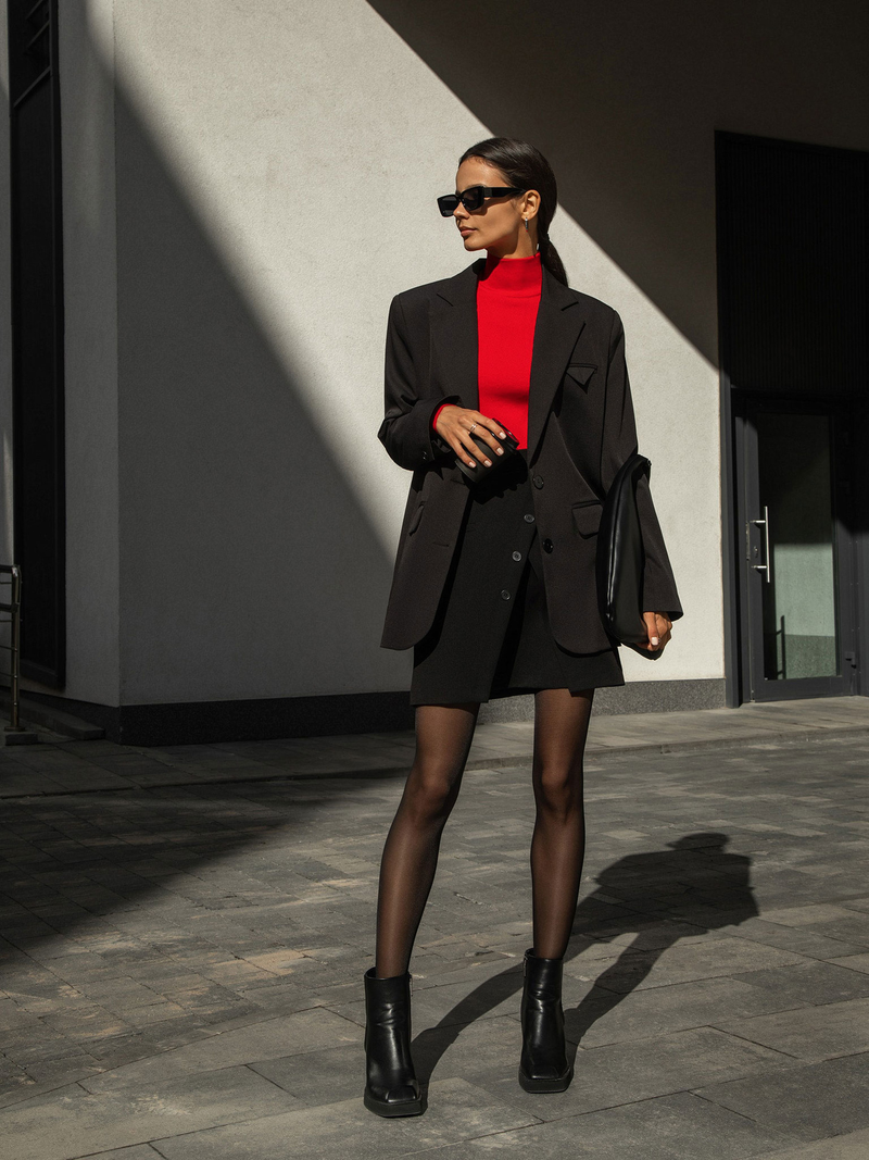 Maglia fondo donna mezzo dolcevita elegante, slim e calda maglia interna a maniche lunghe_voghion.com