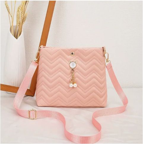 Women's Bags One Piece Wave Quilted Bucket Bag Fashion Mini Crossbody Bags Women Shoulder Bags And Wallets_voghion.com