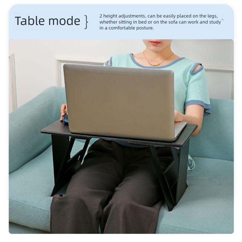 Mesa plegable portátil para dormitorio, litera superior, mesa de estudio, portátil, tableta, escritorio pequeño invisible_voghion.com